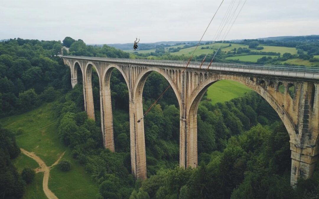 Preparez votre visite au Skypark Normandie du Viaduc de la Souleuvre : un concentre de sensations fortes a ne pas rater !
